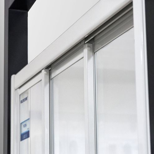 ROTH LEGA LINE PD3N/1000 sprchové dveře 100x190 cm, posuvné, bílá/sklo transparent 413-1000000-04-02 Obrázek - fotka