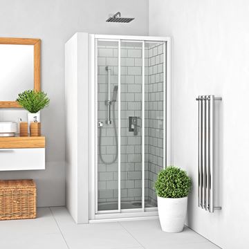 ROTH LEGA LINE PD3N/1000 sprchové dveře 100x190 cm, posuvné, bílá/sklo transparent 413-1000000-04-02 Obrázek - fotka