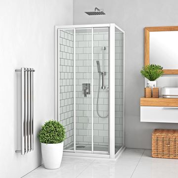 ROTH LEGA LINE PD3N/1000 sprchové dveře 100x190 cm, posuvné, bílá/sklo transparent 413-1000000-04-02 Obrázek - fotka