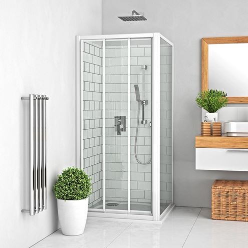 ROTH LEGA LINE PD3N/1000 sprchové dveře 100x190 cm, posuvné, bílá/sklo transparent 413-1000000-04-02 Obrázek - fotka