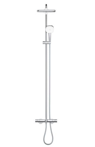 GROHE TEMPESTA SYSTEM 250 CUBE vanová termostatická baterie, s horní a ruční sprchou se 2 proudy, Water Saving, chrom 26691001 Obrázek - fotka