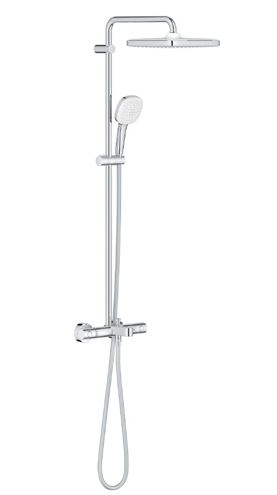 GROHE TEMPESTA SYSTEM 250 CUBE vanová termostatická baterie, s horní a ruční sprchou se 2 proudy, Water Saving, chrom 26975001 Obrázek - Hlavní obrázek