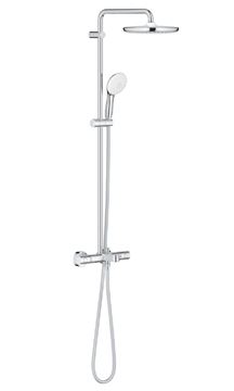 GROHE TEMPESTA SYSTEM 250 CUBE vanová termostatická baterie, s horní a ruční sprchou se 2 proudy, Water Saving, chrom