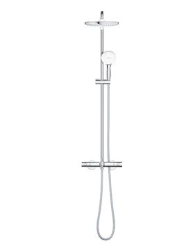 GROHE TEMPESTA SYSTEM 250 CUBE vanová termostatická baterie, s horní a ruční sprchou se 2 proudy, Water Saving, chrom 26978001 Obrázek - fotka