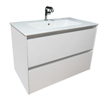 GKI PROGETTO skříňka pod umyvadlo 59,9x44,7x55 cm, 2 zásuvky, lesklá bílá