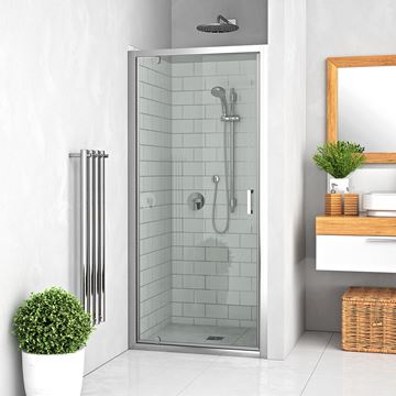 ROTH LEGA LINE LLDO1/800 sprchové dveře 80x190 cm, lítací, brillant/sklo transparent 551-8000000-00-02 Obrázek - fotka