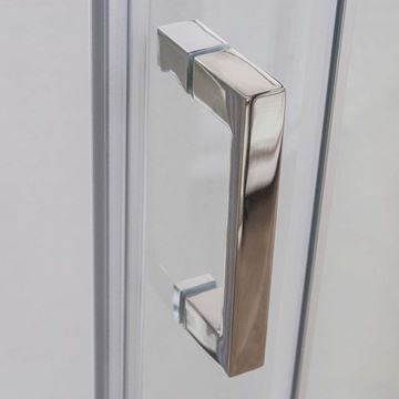 ROTH LEGA LINE LLDO1/1000 sprchové dveře 100x190 cm, lítací, brillant/sklo transparent 551-1000000-00-02 Obrázek - fotka