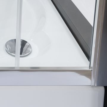 ROTH LEGA LINE LLDO1/1000 sprchové dveře 100x190 cm, lítací, brillant/sklo transparent 551-1000000-00-02 Obrázek - fotka
