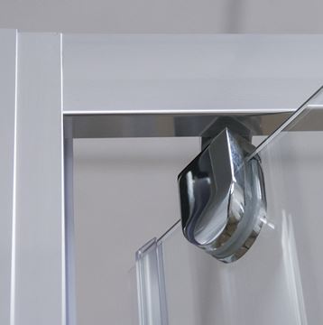 ROTH LEGA LINE LLDO1/1000 sprchové dveře 100x190 cm, lítací, brillant/sklo transparent 551-1000000-00-02 Obrázek - fotka