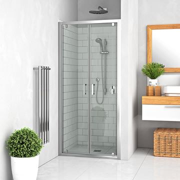 ROTH LEGA LINE LLDO2/900 sprchové dveře 90x190 cm, lítací, brillant/sklo transparent 552-9000000-00-02 Obrázek - fotka