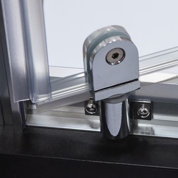 ROTH LEGA LINE LLDO2/900 sprchové dveře 90x190 cm, lítací, brillant/sklo transparent 552-9000000-00-02 Obrázek - fotka