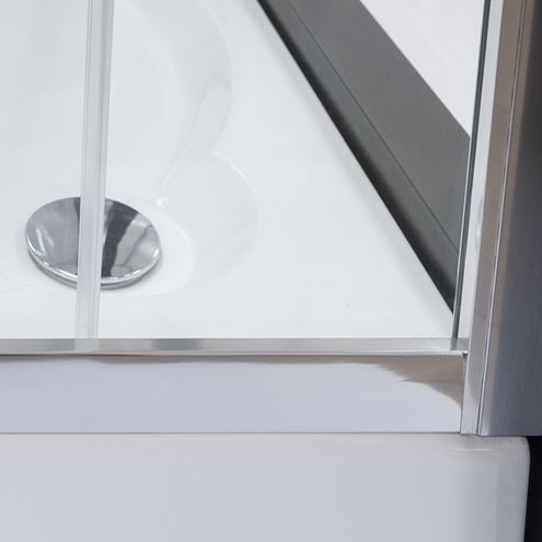 ROTH LEGA LINE LLDO2/1000 sprchové dveře 100x190 cm, lítací, brillant/sklo transparent 552-1000000-00-02 Obrázek - fotka