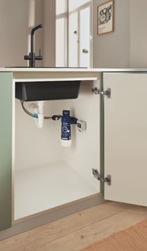 GROHE BLUE PURE MINTA dřezová baterie, s vytahovací koncovkou, s filtračním zařízením, phamtom black 30590KF0 Obrázek - fotka