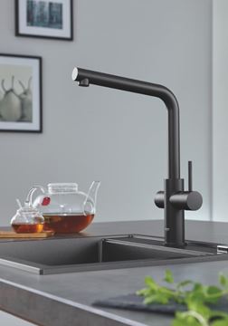 GROHE RED DUO dřezová elektronická baterie, s ohřevem, velikost M, GROHE ChildLock, napájení ze sítě, černá 30327KS1 Obrázek - fotka