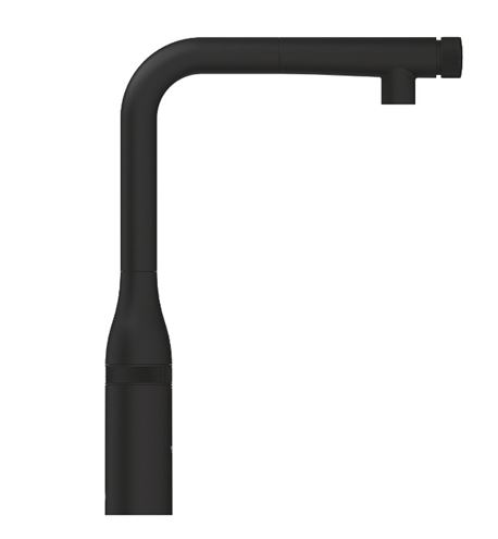 GROHE ESSENCE SMARTCONTROL dřezová baterie, s vytahovací sprškou, phantom black 31892KF0 Obrázek - fotka