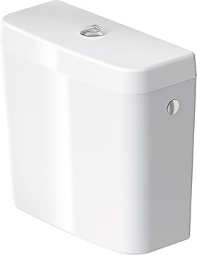 DURAVIT D-CODE WC kombi nádržka, zadní a boční přívod vody, Dual-Flush