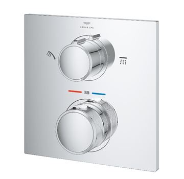 GROHE ALLURE podomítková termostatická baterie, pro 2 spotřebiče, chrom 29181002 Obrázek - fotka