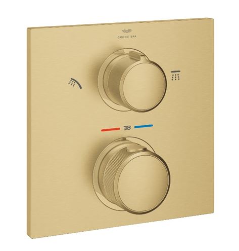 GROHE ALLURE podomítková termostatická baterie, pro 2 spotřebiče, kartáčovaný cool sunrise 29181GN2 Obrázek - Hlavní obrázek