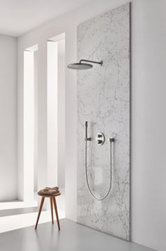 GROHE ATRIO sprchová podomítková termostatická baterie, pro 2 spotřebiče, supersteel 24396DC0 Obrázek - fotka
