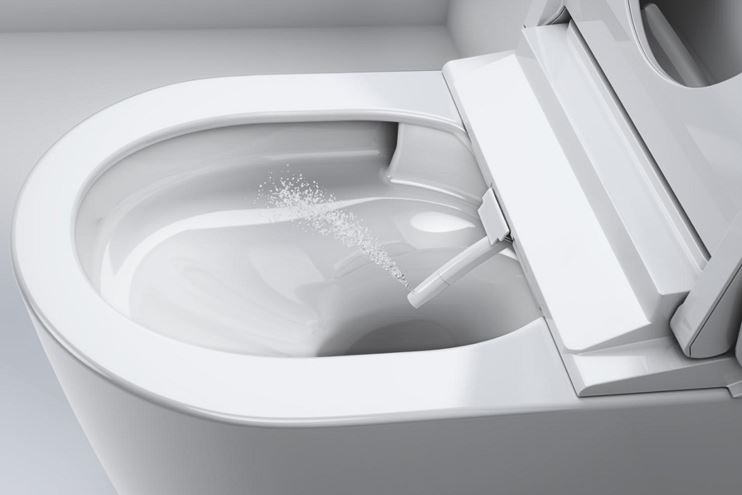 GROHE SENSIA ARENA závěsné WC s bidetovým sedátkem, SoftClose, Rimless, HyperClean, alpská bílá 36508SH0 Obrázek - fotka