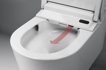 GROHE SENSIA ARENA závěsné WC s bidetovým sedátkem, SoftClose, Rimless, HyperClean, alpská bílá 36508SH0 Obrázek - fotka