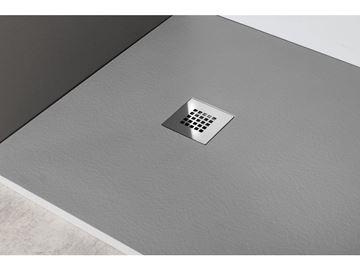GELCO MITIA sprchová vanička 120x80 cm, litý mramor, bez nožiček, šedá PMS12080 Obrázek - fotka