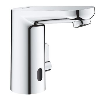 GROHE EUROSMART COSMOPOLITAN E umyvadlová senzorová baterie s regulací teploty, napájení ze sítě, Water Saving, chrom