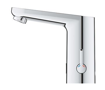 GROHE EUROSMART COSMOPOLITAN E umyvadlová senzorová baterie s regulací teploty, napájení ze sítě, Water Saving, chrom 36325002 Obrázek - fotka