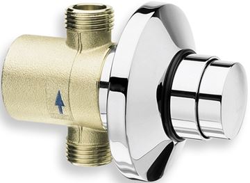 SILFRA QUIK sprchová podomítková samouzavírací baterie, pro jednu vodu, s tělesem, chrom