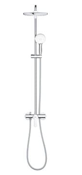 GROHE TEMPESTA SYSTEM 250 sprchový set s baterií, horní sprcha, ruční sprcha se 2 proudy, tyč, hadice, Water Saving , chrom 26673001 Obrázek - fotka