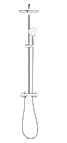 GROHE TEMPESTA SYSTEM 250 sprchový set s baterií, horní sprcha, ruční sprcha se 2 proudy, tyč, hadice, Water Saving , chrom 26673001 Obrázek - fotka