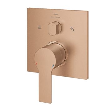 GROHE ALLURE sprchová podomítková baterie, pro 3 spotřebiče, kartáčovaný warm sunset 29176DL1 Obrázek - fotka