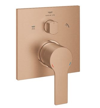 GROHE ALLURE sprchová podomítková baterie, pro 3 spotřebiče, kartáčovaný warm sunset