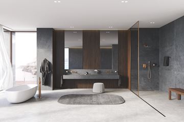 GROHE ALLURE sprchová podomítková baterie, pro 3 spotřebiče, kartáčovaný warm sunset 29176DL1 Obrázek - fotka