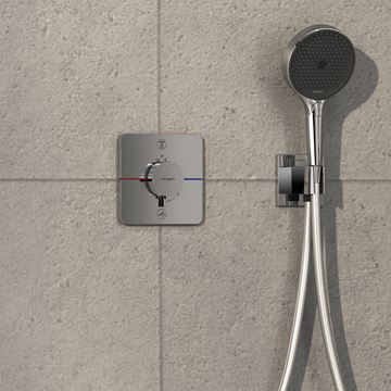 HANSGROHE SHOWER SELECT COMFORT Q podomítková termostatická baterie, pro 2 spotřebiče, chrom 15583000 Obrázek - fotka