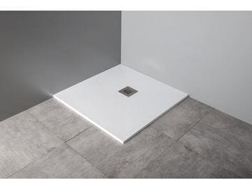 GELCO MITIA sprchová vanička 90x90 cm, litý mramor, bez nožiček PMB9090 Obrázek - fotka