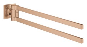 GROHE ALLURE držák ručníků 460 mm, dvojramenný, kartáčovaný warm sunset