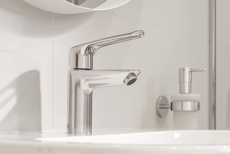 GROHE EUROSMART umyvadlová stojánková baterie, Water Saving, chrom 23986003 Obrázek - fotka