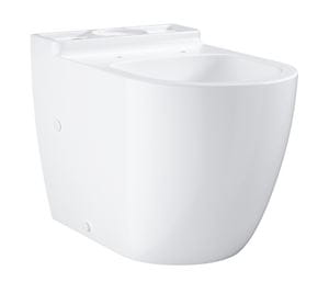 GROHE BAU CERAMIC stacionární WC, Rimless splachování, zadní odpad, alpská bílá