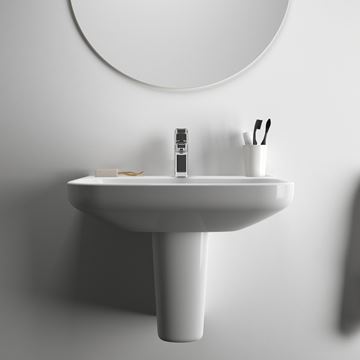 IDEAL STANDARD I.LIFE A umyvadlo 65 cm, s otvorem pro baterii a přepadem T470401 Obrázek - fotka