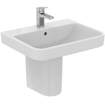 IDEAL STANDARD I.LIFE B umyvadlo 60 cm, s otvorem pro baterii a přepadem, SmartGuard T4607HY Obrázek - fotka