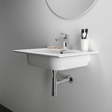 IDEAL STANDARD I.LIFE A umyvadlo 64 cm, s otvorem pro baterii a přepadem T461901 Obrázek - fotka