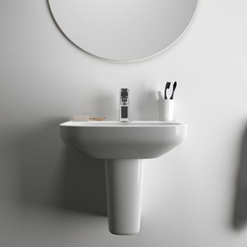 IDEAL STANDARD I.LIFE A umyvadlo 55 cm, s otvorem pro baterii a přepadem T470601 Obrázek - fotka