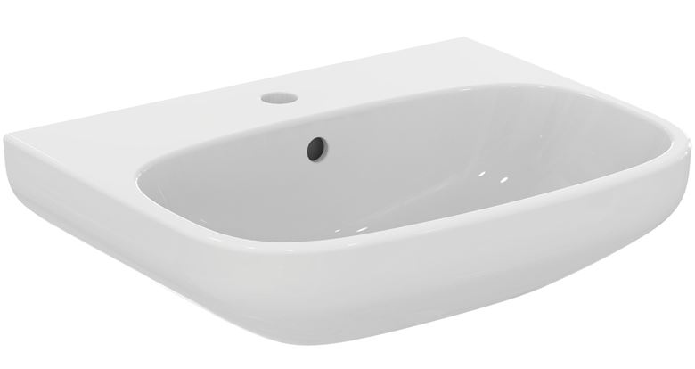 IDEAL STANDARD I.LIFE A umyvadlo 55 cm, s otvorem pro baterii a přepadem T470601 Obrázek - Hlavní obrázek