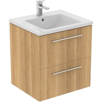IDEAL STANDARD I.LIFE B skříňka pod umyvadlo 60x50,5x63 cm, 2 zásuvky, přírodní dub T5270NX Obrázek - fotka