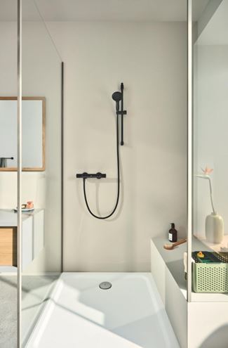 GROHE TEMPESTA 110 sprchová souprava 3-dílná, ruční sprcha pr. 110 mm, tyč, hadice, Water Saving, matná černá 261622433 Obrázek - fotka