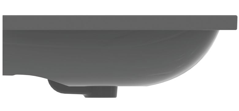 IDEAL STANDARD I.LIFE B umyvadlo 61 cm, s otvorem pro baterii a přepadem, lesklá šedá T460558 Obrázek - fotka