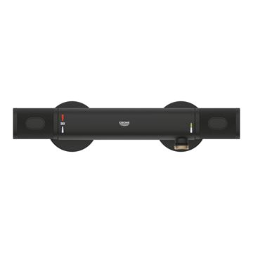 GROHE GROHTHERM 1000 PERFORMANCE sprchová nástěnná termostatická baterie, Water Saving, matná černá 34827KF0 Obrázek - fotka