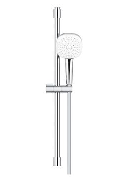 GROHE TEMPESTA CUBE 110 sprchová souprava 3-dílná, ruční sprcha 110x110 mm, 3 proudy, hadice, tyč, chrom 27786003 Obrázek - fotka