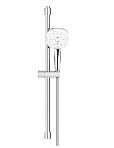 GROHE TEMPESTA CUBE 110 sprchová souprava 3-dílná, ruční sprcha 110x110 mm, 3 proudy, hadice, tyč, chrom 27786003 Obrázek - fotka